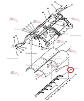 Клин 101.05977 для свеклоуборочного комбайна Grimme Rexor 620/630