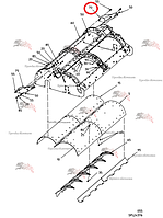 Консоль короткая слева 101.04242 для свеклоуборочного комбайна Grimme Rexor 620/630