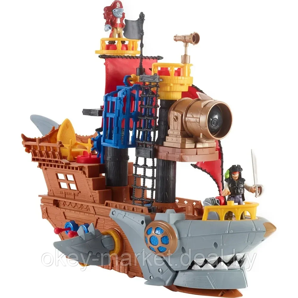 Набор игровой Imaginext Пиратский корабль Акула DHH61 - фото 9 - id-p139881853