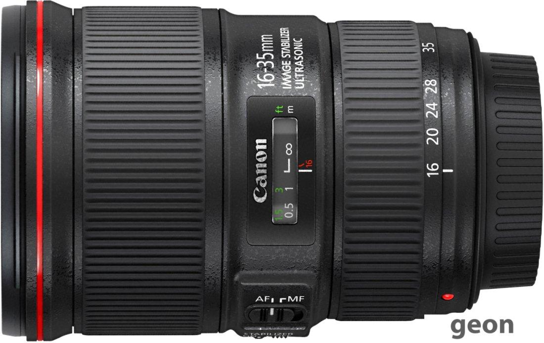 Объектив Canon EF 16-35mm f/4L IS USM - фото 2 - id-p216294683