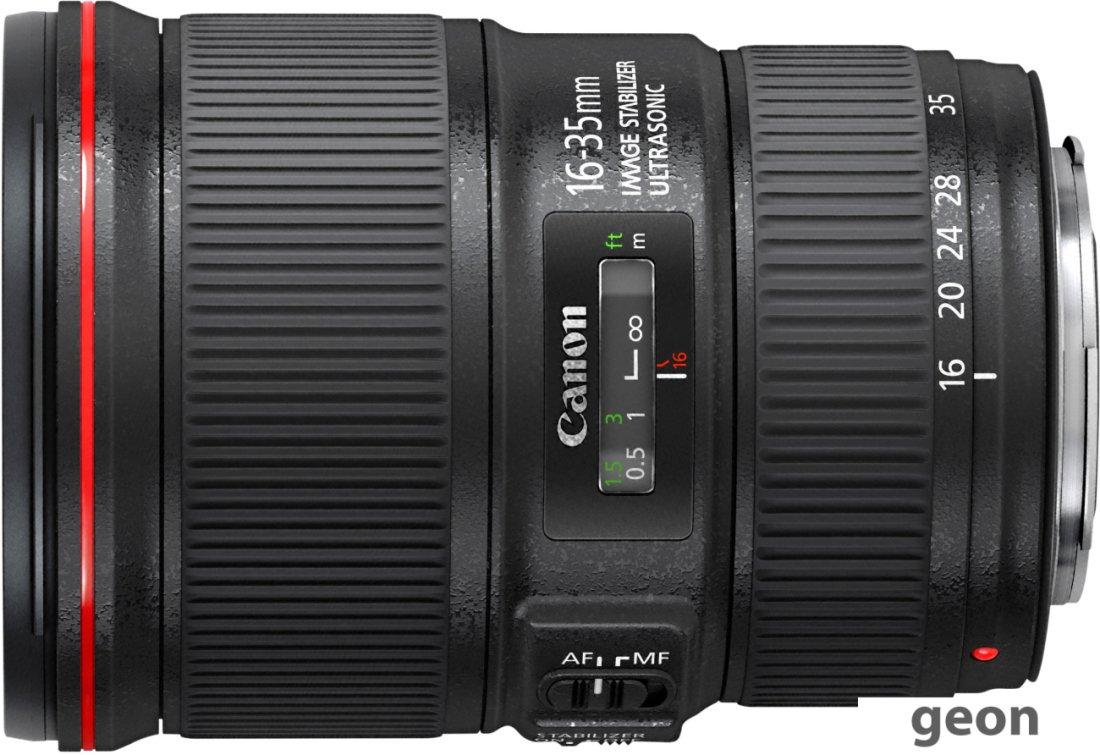 Объектив Canon EF 16-35mm f/4L IS USM - фото 3 - id-p216294683