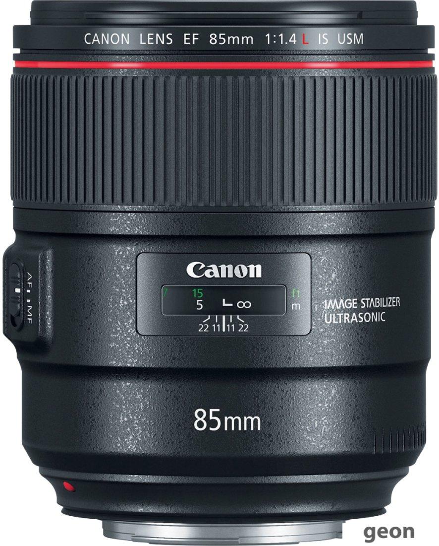 Объектив Canon EF 85mm F/1.4L IS USM - фото 2 - id-p216294691