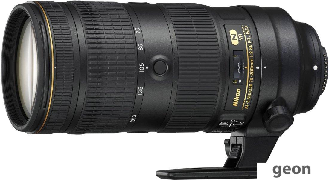 Объектив Nikon AF-S Nikkor 70-200mm f/2.8E FL ED VR - фото 1 - id-p216294717