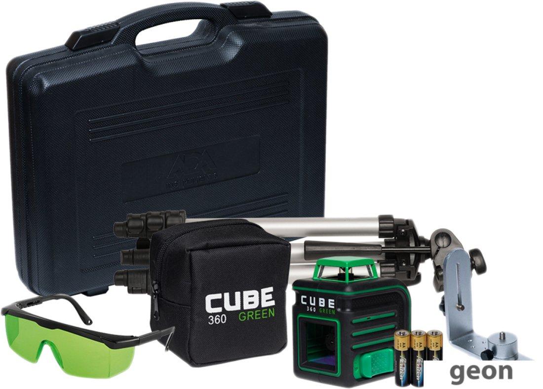 Лазерный нивелир ADA Instruments Cube 360 Green Ultimate Edition [A00470] - фото 1 - id-p216296040