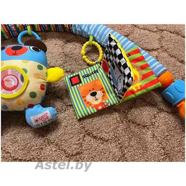 Дуга с игрушками для коляски и автокресла стульчика Biba Toys BP189 Веселый мишка - фото 4 - id-p216309995