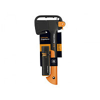 Топор универсальный X7 FISKARS + точилка FISKARS X7