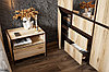 Шкаф для одежды трехстворчатый Прага дуб венге/дуб делано фабрика SV-мебель, фото 5