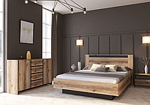 Спальня Прага модульная набор 3 дуб венге/дуб делано фабрика SV-мебель, фото 2