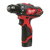 Аккумуляторная безударная дрель-шуруповерт Milwaukee M12 BDD-201С (Арт. 4933479439)