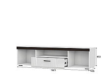 Тумба под телевизор Соло (белый глянец/белый)  фабрики SV-мебель, фото 2