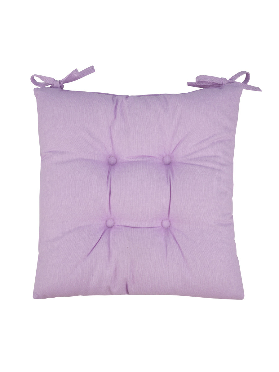 Подушка на стул 40х40 см Фиолетовый - фото 2 - id-p216312312