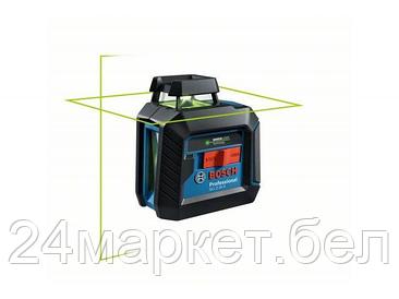 Нивелир лазерный BOSCH GLL 2-20 G + BT 150 со штативом в кор. (проекция: крест, до 10 м, +/- 0.40 мм/м, резьба