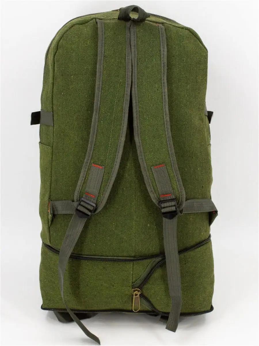 Рюкзак туристический, походный 60л+ зелёный - фото 3 - id-p200404609