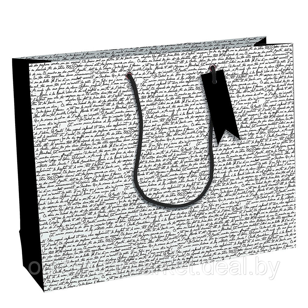 Пакет бумажный подарочный "Excellia. Baudelaire", 37.3x11.8x27.5 см - фото 1 - id-p200800151