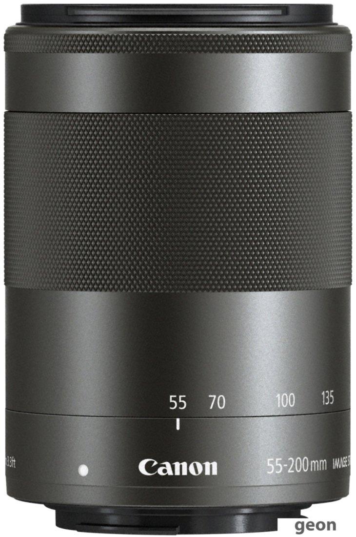 Объектив Canon EF-M 55-200mm f/4.5-6.3 IS STM (черный) - фото 3 - id-p216312564