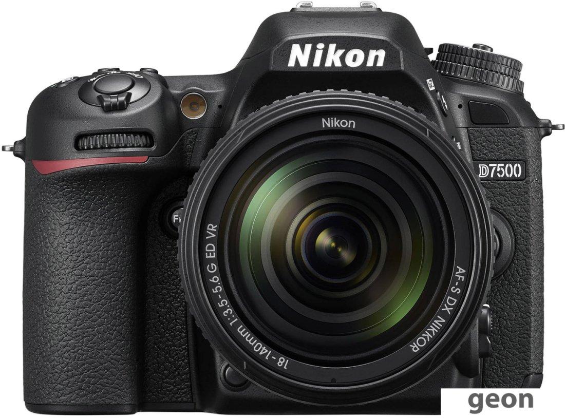Зеркальный фотоаппарат Nikon D7500 Kit 18-140mm VR - фото 1 - id-p216312670