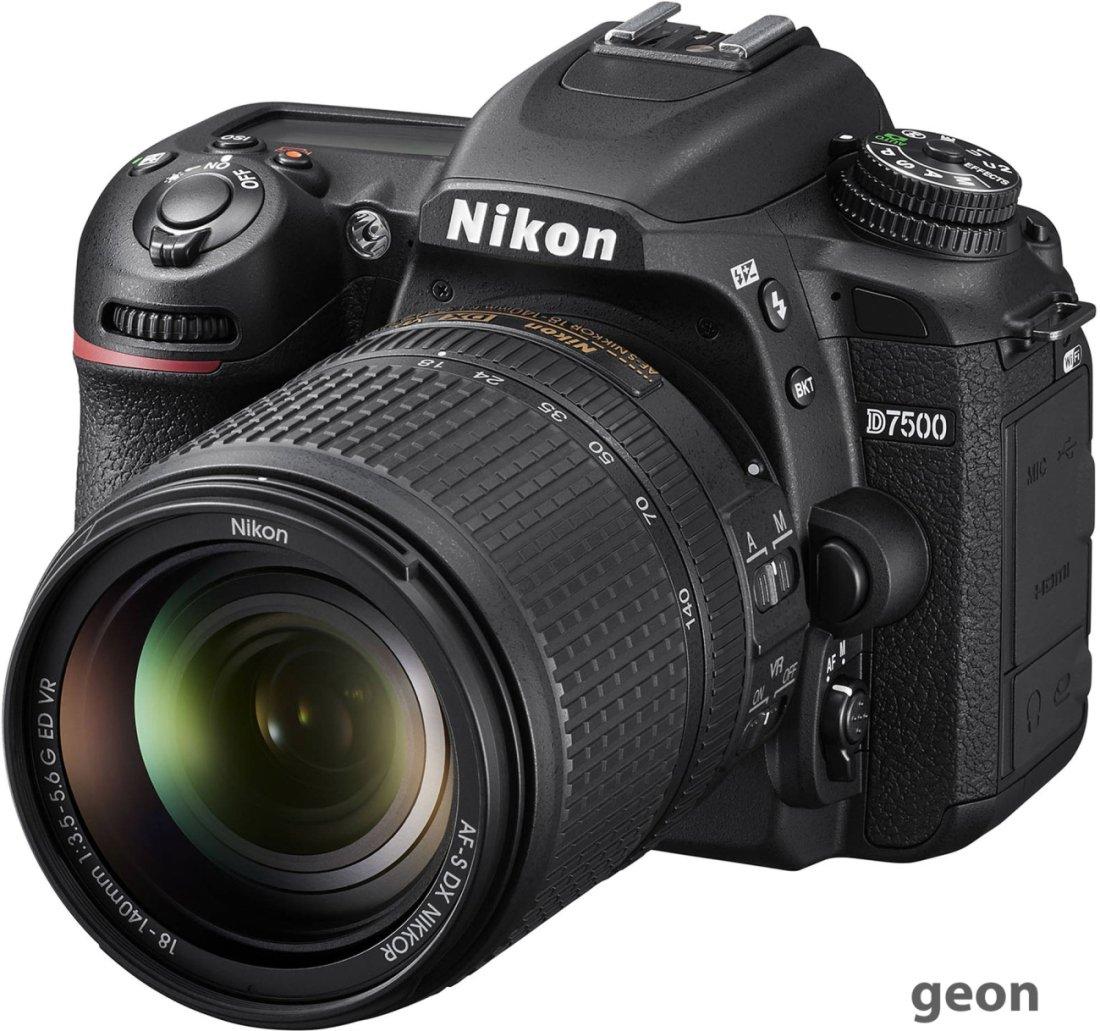 Зеркальный фотоаппарат Nikon D7500 Kit 18-140mm VR - фото 2 - id-p216312670