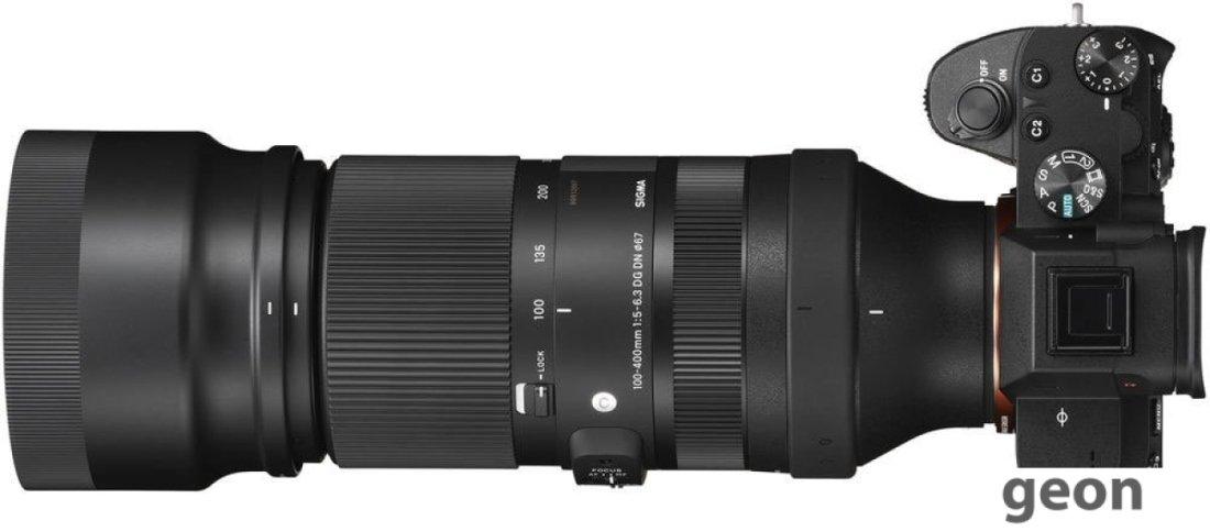 Объектив Sigma 100-400mm F/5-6.3 DG DN OS Contemporary для Sony E - фото 2 - id-p216314760