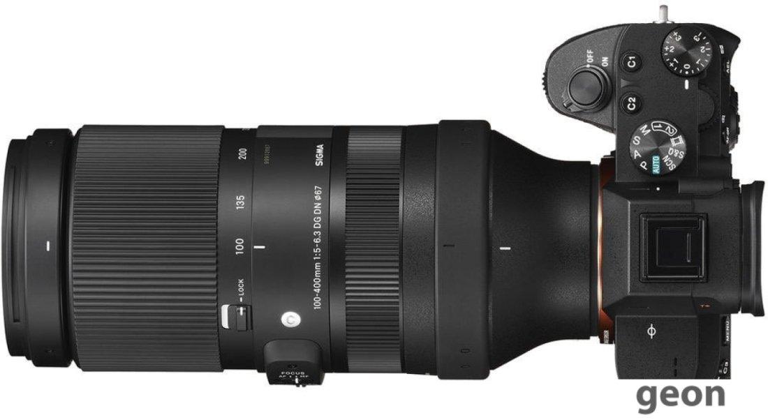 Объектив Sigma 100-400mm F/5-6.3 DG DN OS Contemporary для Sony E - фото 3 - id-p216314760
