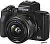 Беззеркальный фотоаппарат Canon EOS M50 Mark II Kit EF-M 15-45mm f/3.5-6.3 IS STM (черный), фото 2