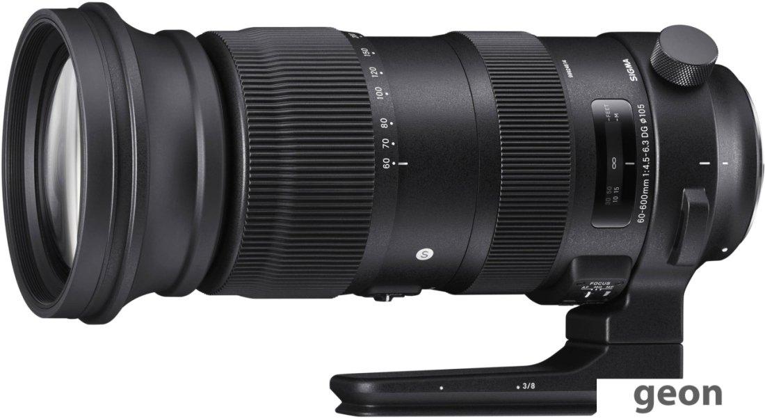 Объектив Sigma 60-600mm F4.5-6.3 DG OS HSM Sports Canon EF - фото 1 - id-p216314774