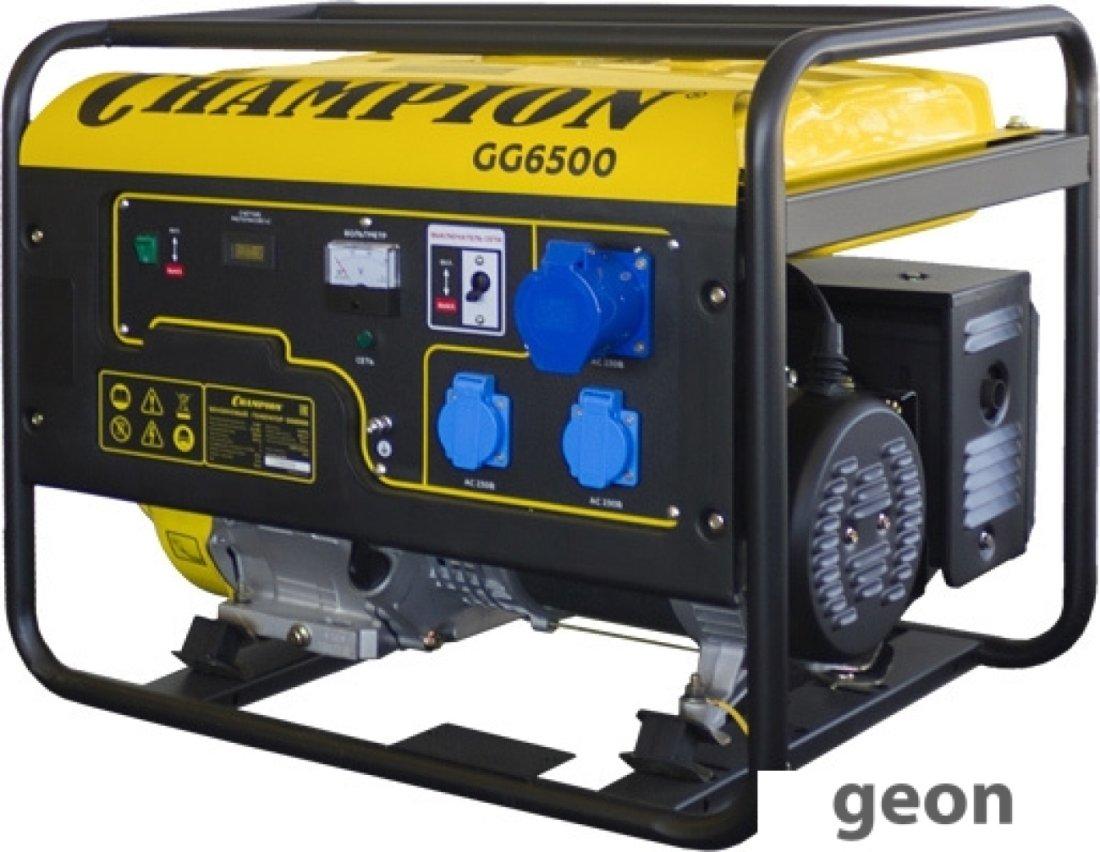 Бензиновый генератор Champion GG6500 - фото 1 - id-p216315784
