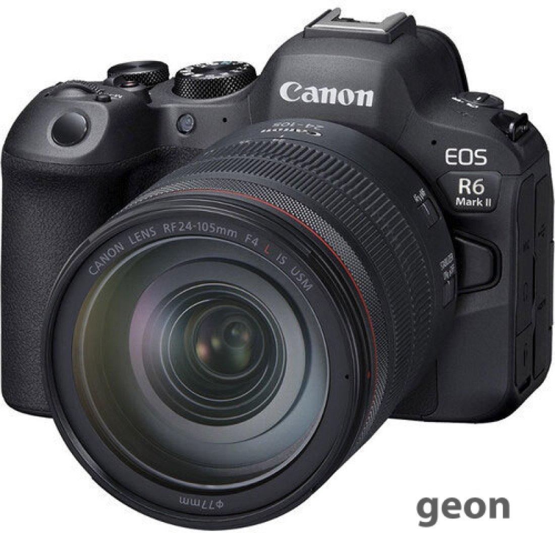 Беззеркальный фотоаппарат Canon EOS R6 Mark II Kit RF 24-105mm f/4L - фото 1 - id-p216319774