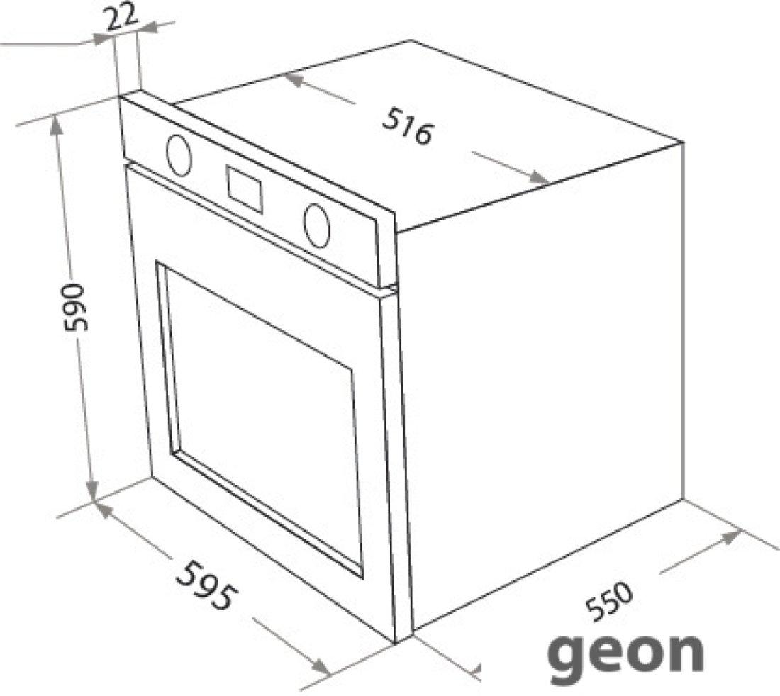 Электрический духовой шкаф HOMSair OEF657WH - фото 2 - id-p216313348