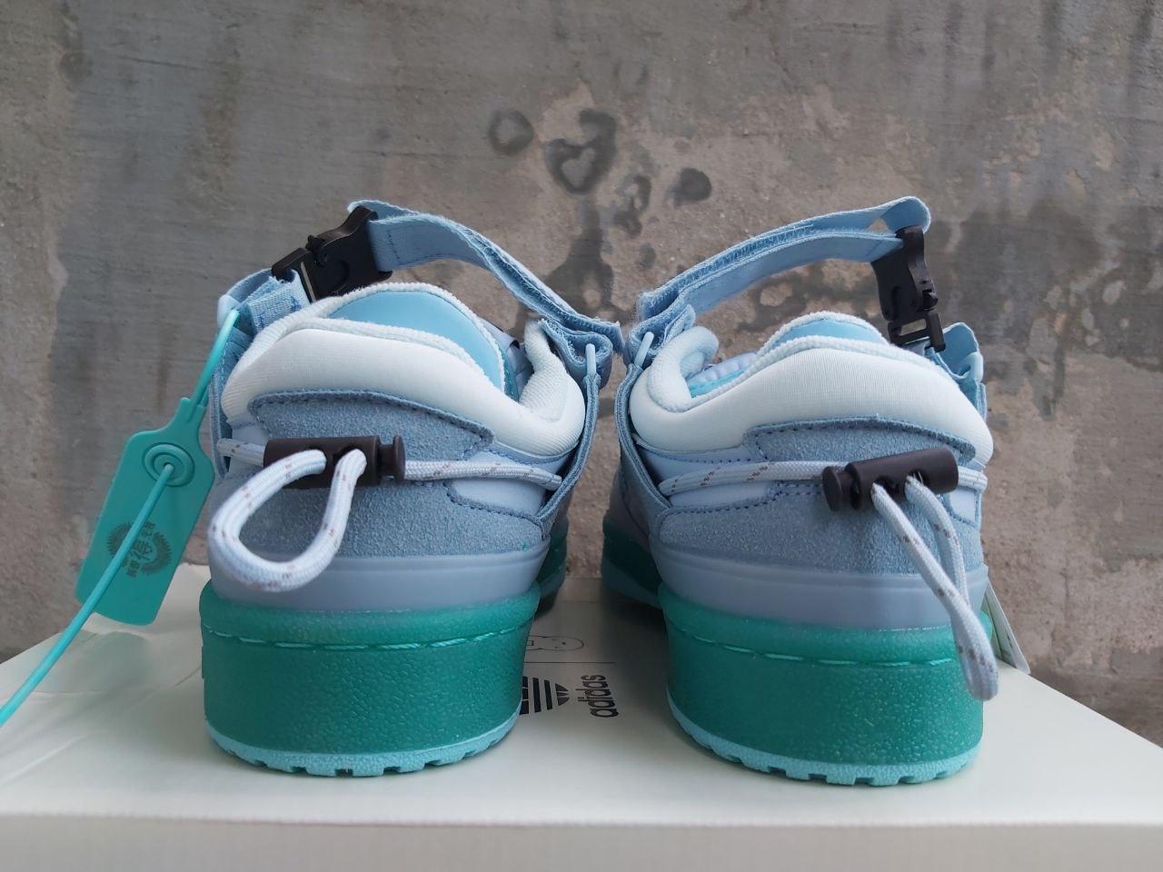 Кроссовки Adidas Forum Low x Bad Bunny blue - фото 6 - id-p216320846