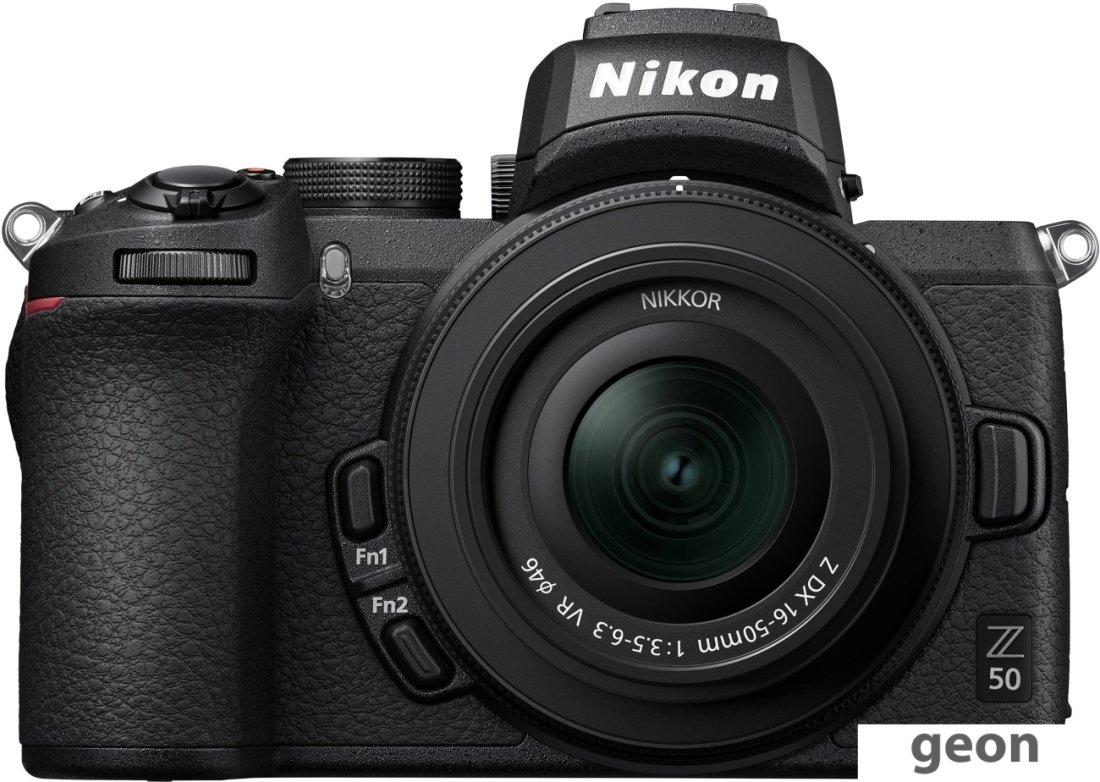 Беззеркальный фотоаппарат Nikon Z50 Kit 16-50mm - фото 1 - id-p216313461