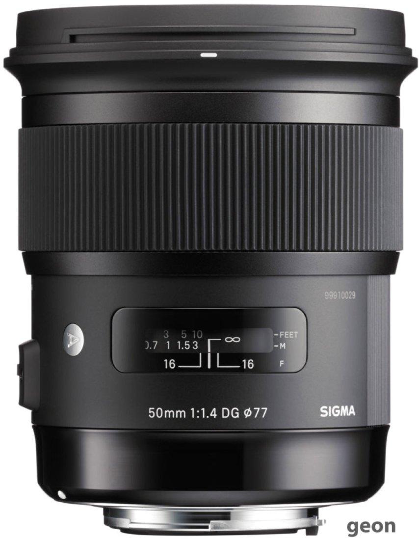 Объектив Sigma 50mm F1.4 DG HSM Art Sony A - фото 2 - id-p216313474