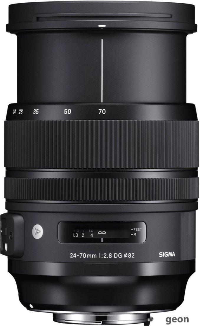 Объектив Sigma 24-70mm F2.8 DG OS HSM Art Canon EF - фото 3 - id-p216313475