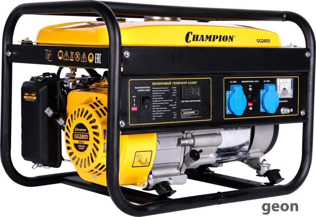 Бензиновый генератор Champion GG2801 - фото 1 - id-p216317977