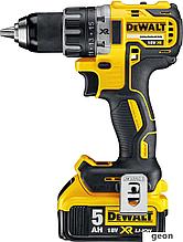 Дрель-шуруповерт DeWalt DCD791P2 (с 2-мя АКБ 5 Ah)