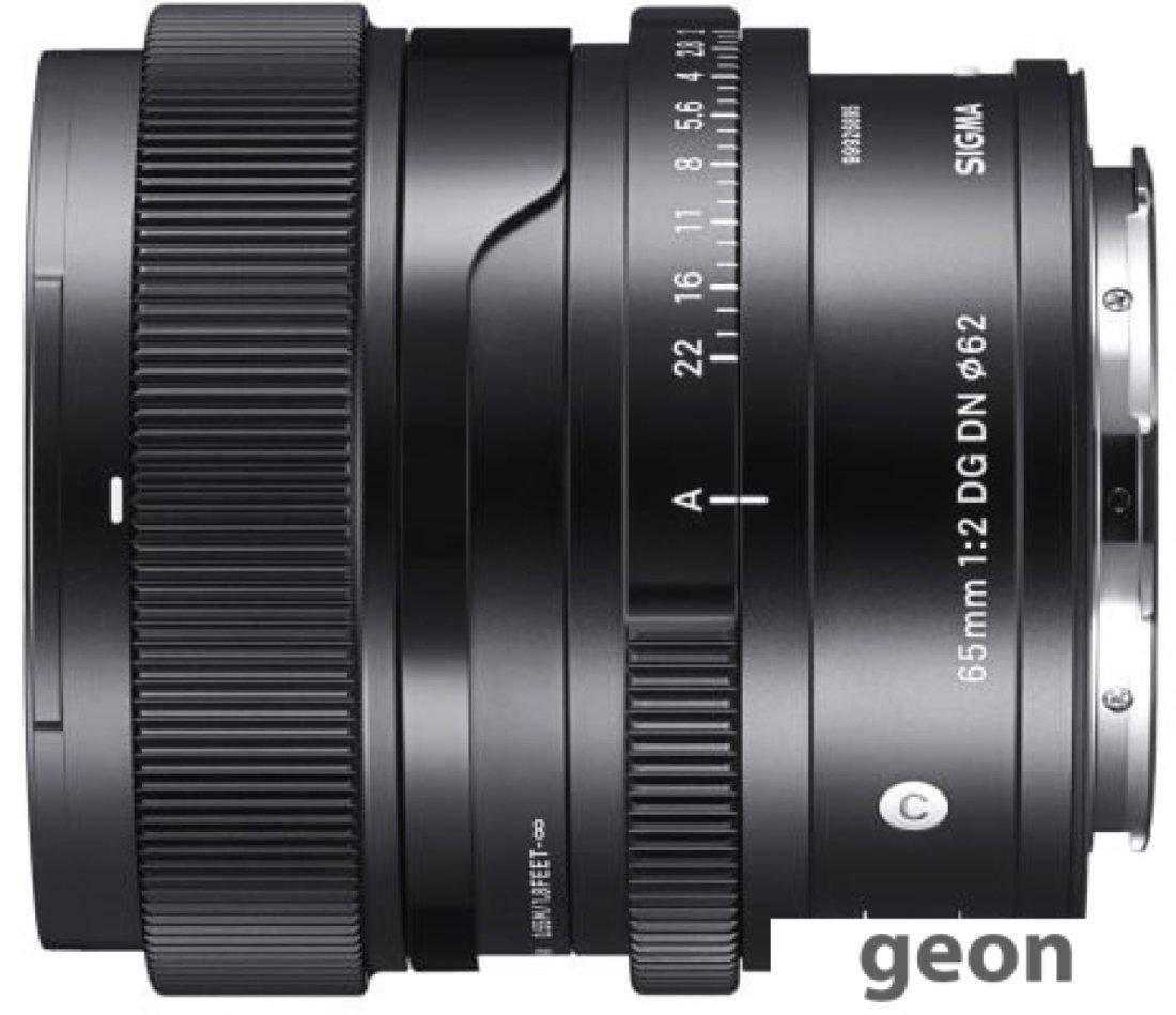 Объектив Sigma 65mm AF F/2 DG DN Contemporary для Sony E - фото 2 - id-p216314110