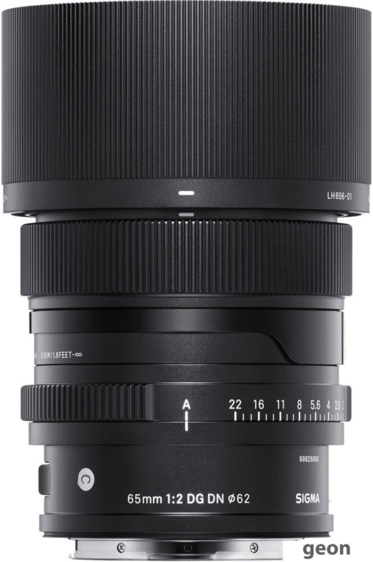 Объектив Sigma 65mm AF F/2 DG DN Contemporary для Sony E - фото 3 - id-p216314110