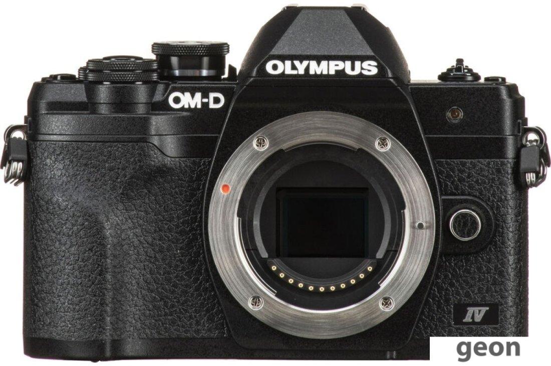Беззеркальный фотоаппарат Olympus OM-D E-M10 Mark IV Kit 14-42mm (черный) - фото 3 - id-p216314138