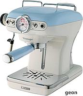 Рожковая помповая кофеварка Ariete Vintage 1389 (голубой)