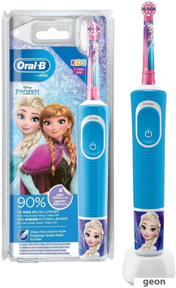 Электрическая зубная щетка Braun Oral-B Kids Frozen D100.413.2K - фото 1 - id-p216314255