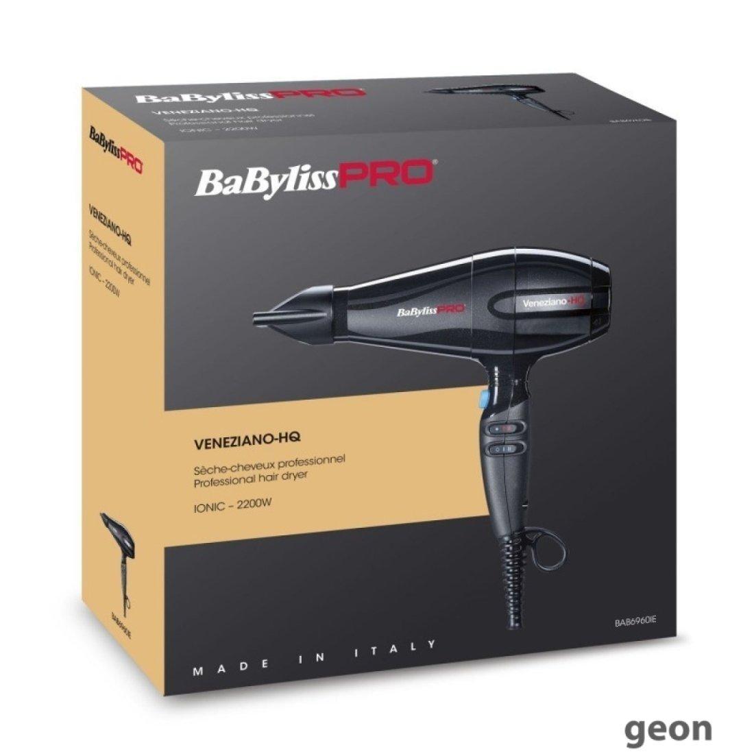 Фен BaByliss PRO Veneziano-HQ Ionic BAB6960IE - фото 3 - id-p216317196