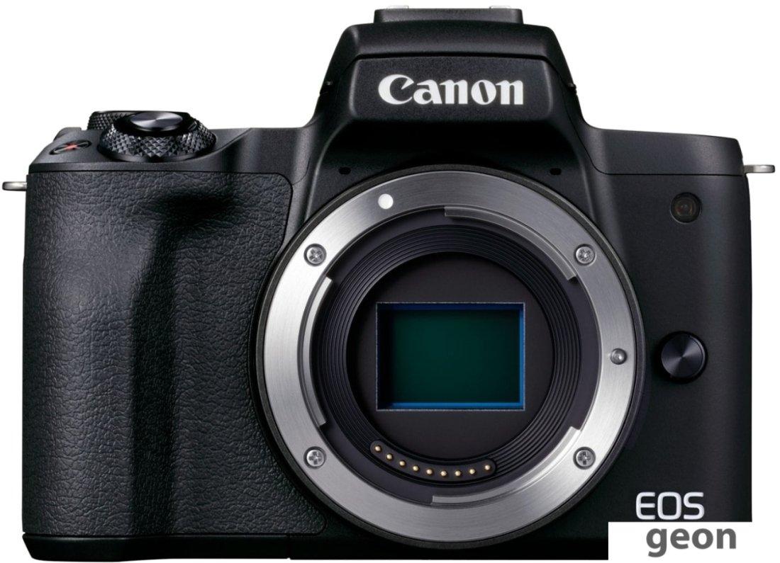 Беззеркальный фотоаппарат Canon EOS M50 Mark II (черный) - фото 1 - id-p216315341