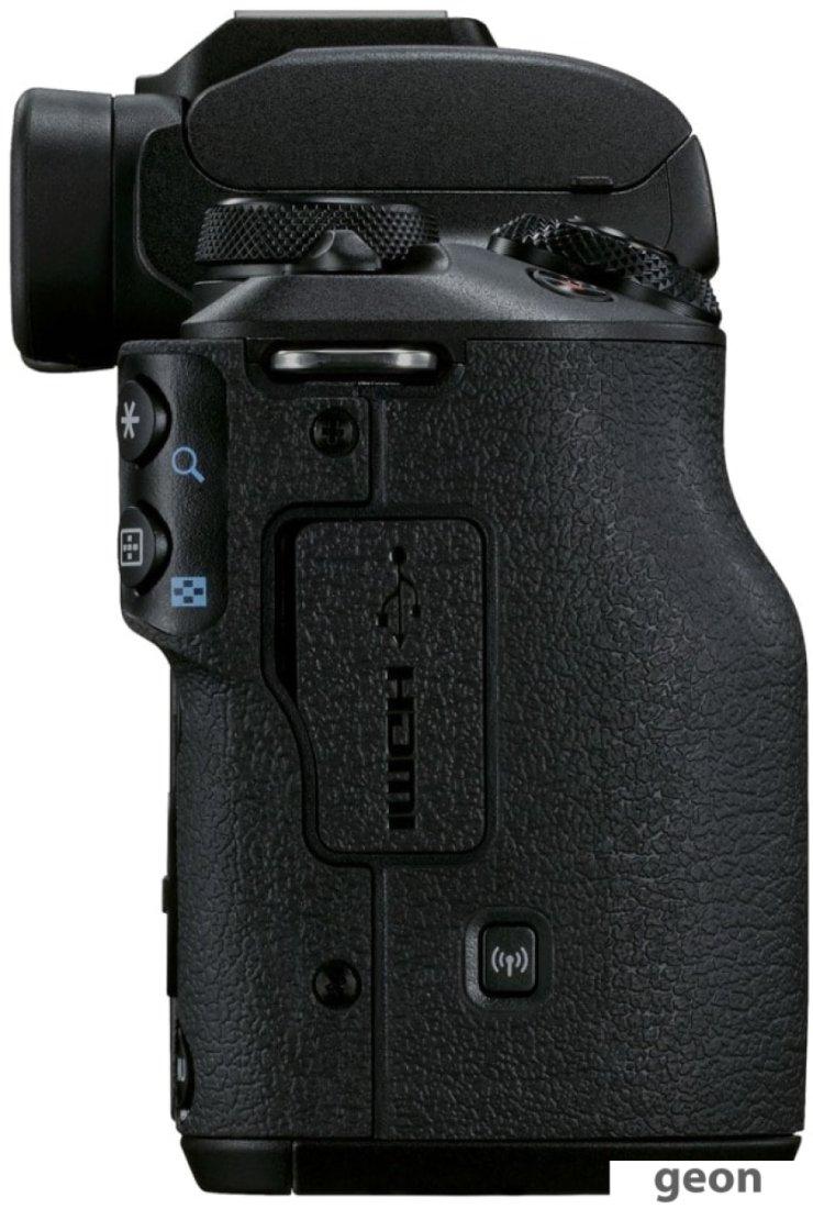 Беззеркальный фотоаппарат Canon EOS M50 Mark II (черный) - фото 3 - id-p216315341