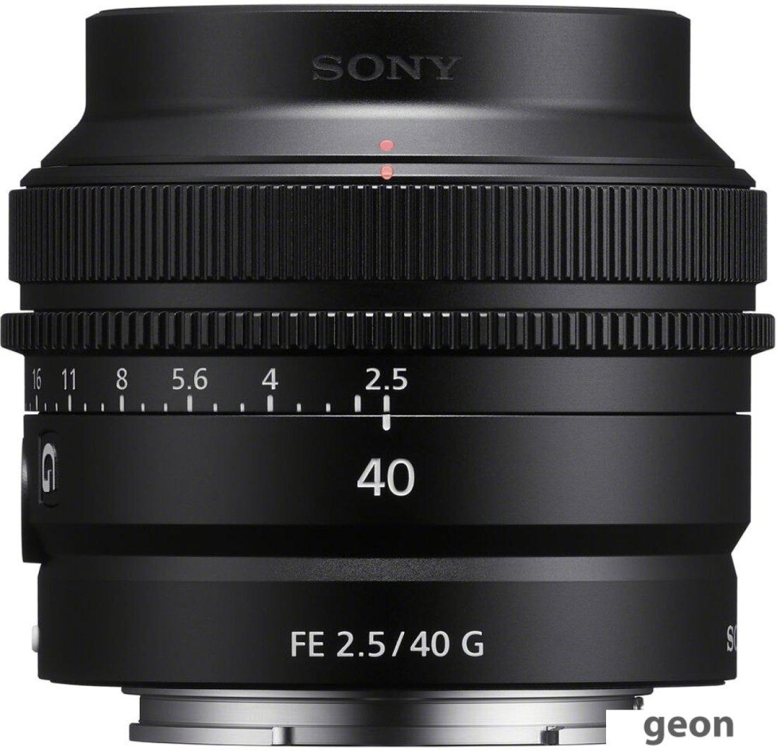 Объектив Sony FE 40mm F/2.5 G - фото 2 - id-p216314350