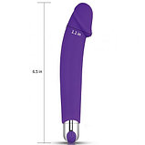 Классический перезаряжаемый вибратор IJoy Silicone Dildo, фото 3