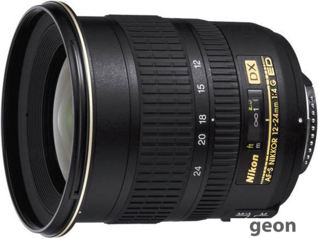 Объектив Nikon AF-S DX Zoom-Nikkor 12-24mm f/4G IF-ED - фото 1 - id-p216316410