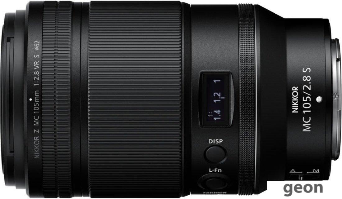 Объектив Nikon NIKKOR Z MC 105mm f/2.8 VR S - фото 3 - id-p216316411