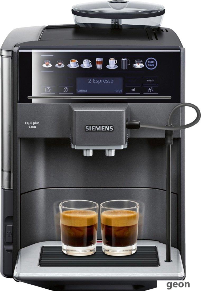 Эспрессо кофемашина Siemens EQ.6 plus s400 TE654319RW - фото 1 - id-p216316440