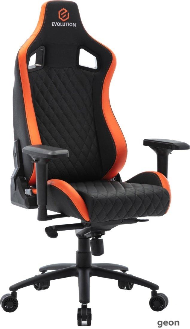 Кресло Evolution Omega (черный/оранжевый) - фото 1 - id-p216315477