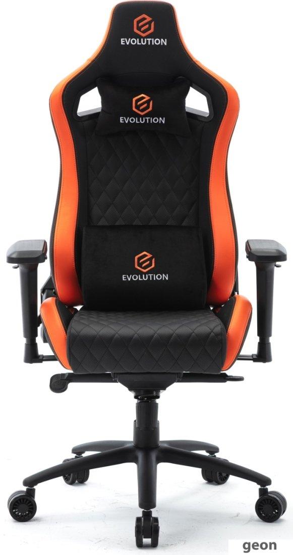 Кресло Evolution Omega (черный/оранжевый) - фото 2 - id-p216315477