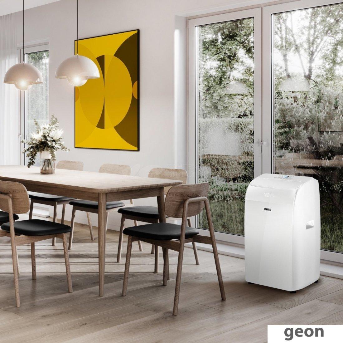 Мобильный кондиционер Zanussi Massimo Solar White ZACM-09 NY/N1 - фото 3 - id-p216318398